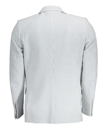 Gant White Cotton Men Jacket