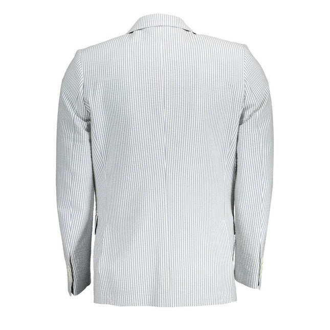 Gant White Cotton Men Jacket