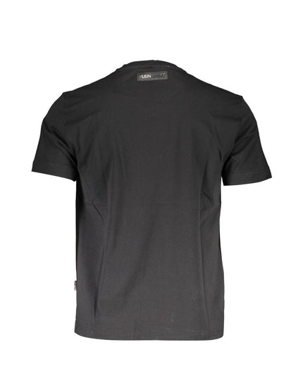 Plein Sport Black Cotton Men T-Shirt