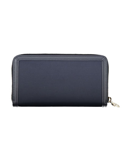 Tommy Hilfiger Chic Sustainable Blue Wallet with Secure Zip