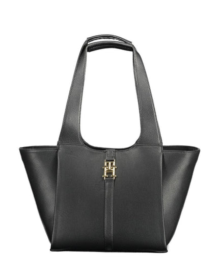 Tommy Hilfiger Black Polyethylene Women Handbag