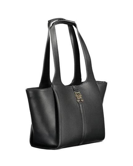 Tommy Hilfiger Black Polyethylene Women Handbag