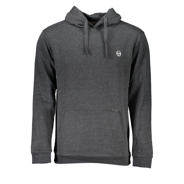 Sergio Tacchini Gray Cotton Men Sweater