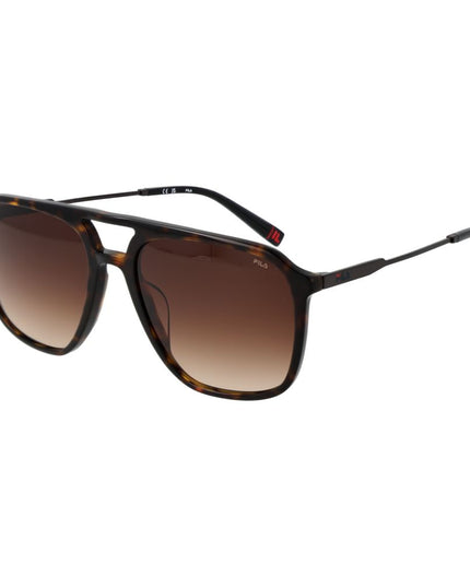 Fila Brown Cellulose Acetate Sunglasses