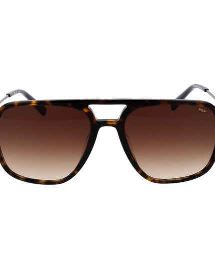 Fila Brown Cellulose Acetate Sunglasses