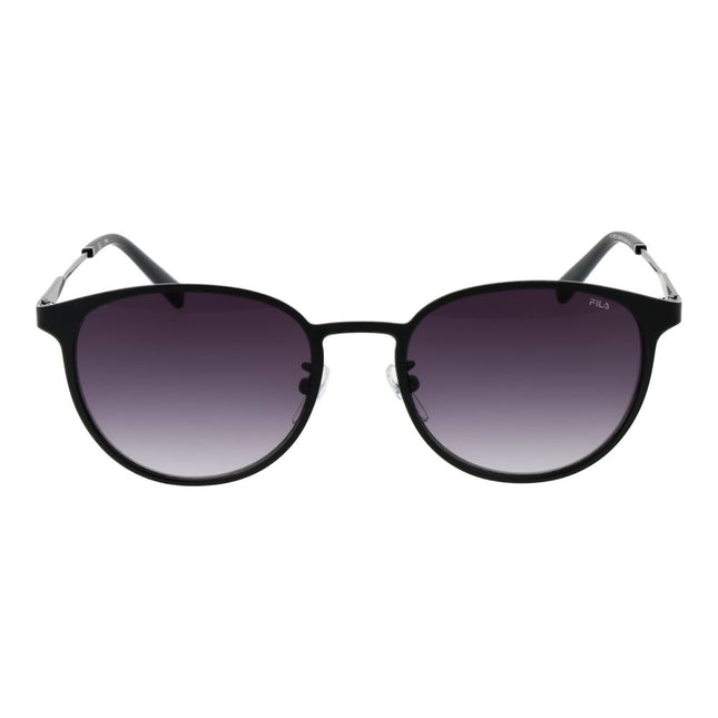 Fila Black Stainless Steel Sunglasses