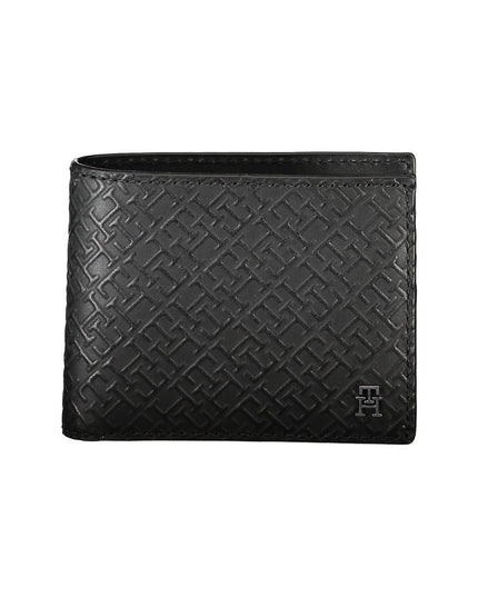 Tommy Hilfiger Elegant Leather Double Card Wallet with Contrast Details