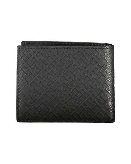 Tommy Hilfiger Elegant Leather Double Card Wallet with Contrast Details