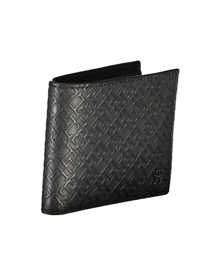 Tommy Hilfiger Elegant Leather Double Card Wallet with Contrast Details