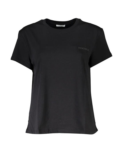 Patrizia Pepe Black Cotton Women T-Shirt