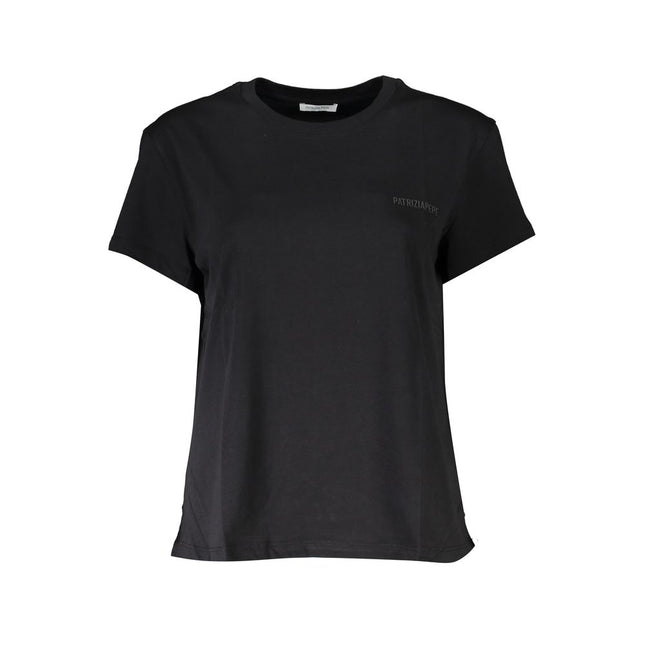 Patrizia Pepe Black Cotton Women T-Shirt