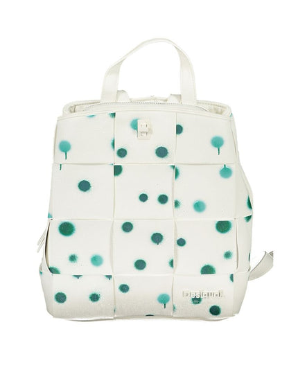 Desigual White Polyethylene Backpack