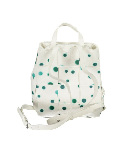 Desigual White Polyethylene Backpack