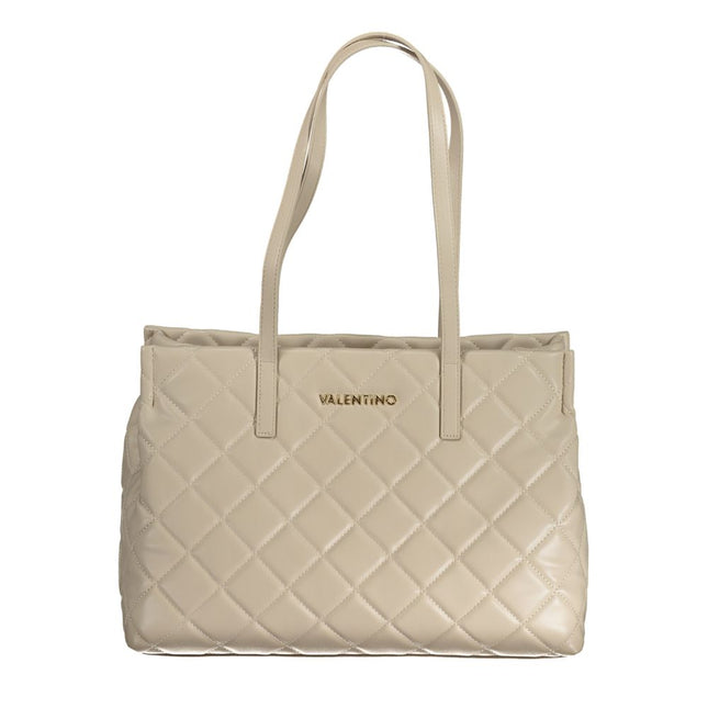 Mario Valentino Beige Polyethylene Handbag