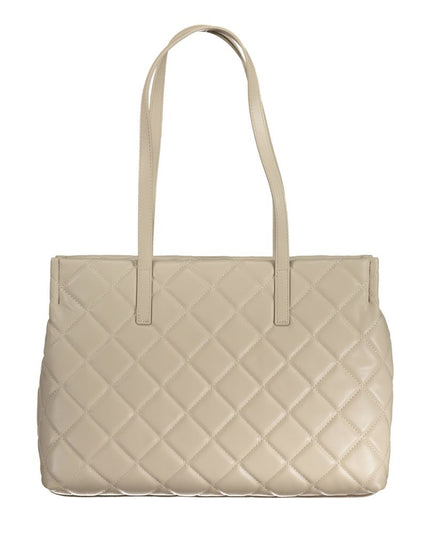 Mario Valentino Beige Polyethylene Handbag