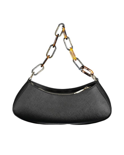 Mario Valentino Black Polyethylene Handbag