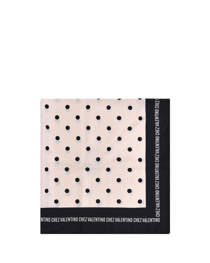 Valentino Garavani Black Silk Scarf