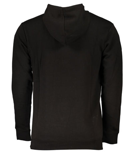 Cavalli Class Black Cotton Men Sweater