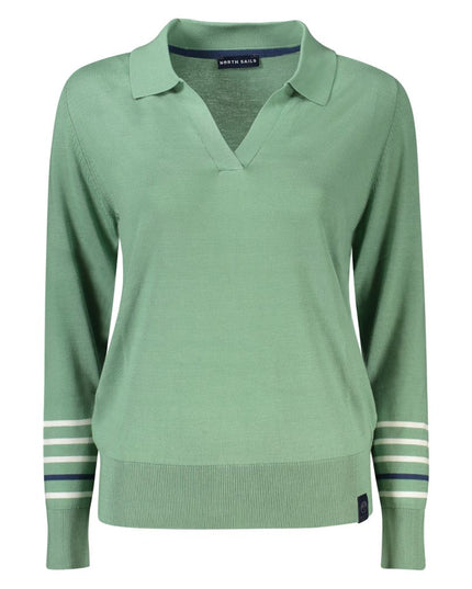 North Sails Green Cotton Women Sweater