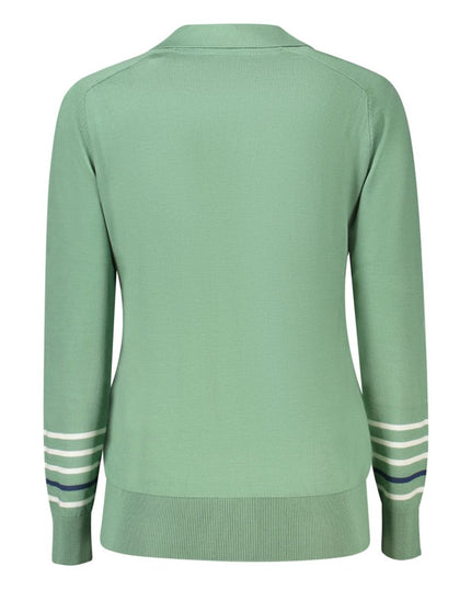 North Sails Green Cotton Women Sweater