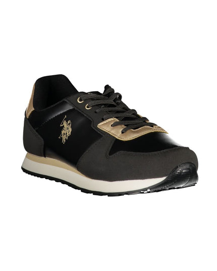 U.S. POLO ASSN. Black Polyester Sneaker