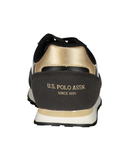 U.S. POLO ASSN. Black Polyester Sneaker