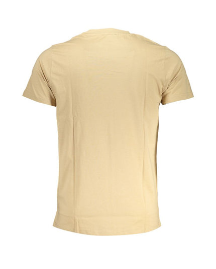 Cavalli Class Beige Cotton T-Shirt