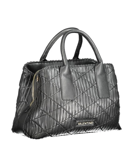 Mario Valentino Black Polyurethane Women Handbag
