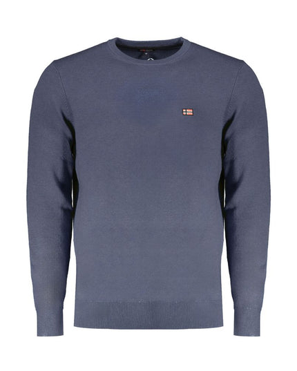 Norway 1963 Blue Wool Men Sweater