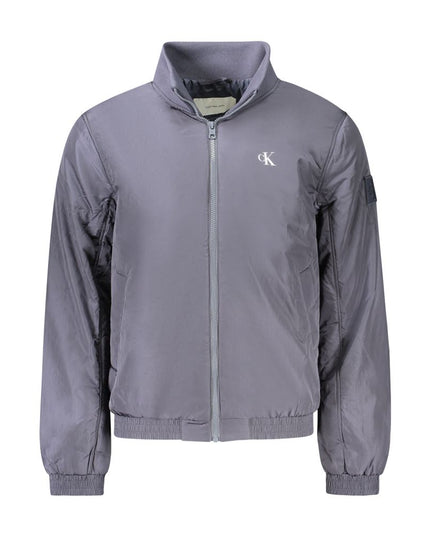 Calvin Klein Blue Polyamide Men Jacket