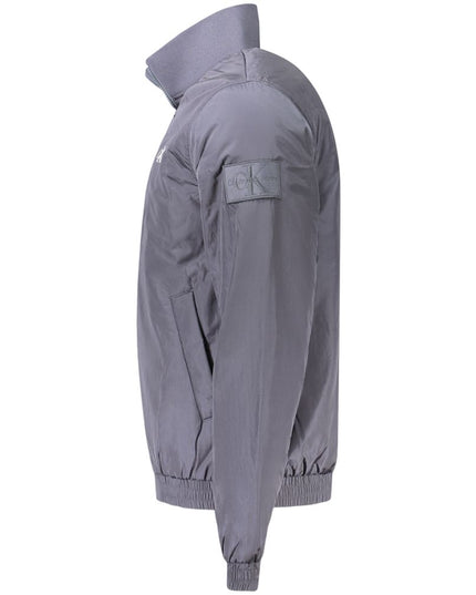 Calvin Klein Blue Polyamide Men Jacket