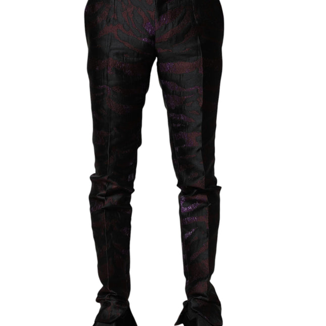 Dolce & Gabbana Multicolor Polyester Patterned Pants