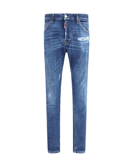 Dsquared² Blue Cotton Skinny Jeans