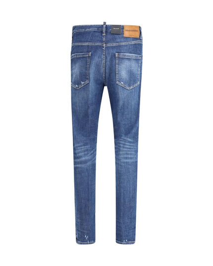 Dsquared² Blue Cotton Skinny Jeans