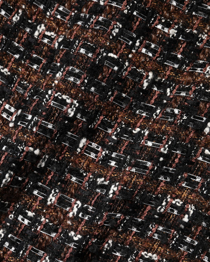 Dolce & Gabbana Multicolor Sleeveless Mini Tweed A-line Dress