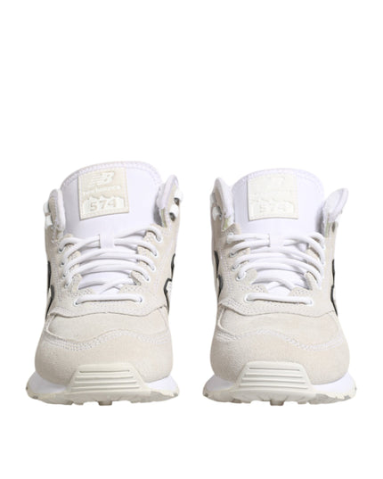 New Balance Off White Suede Sneakers Shoes