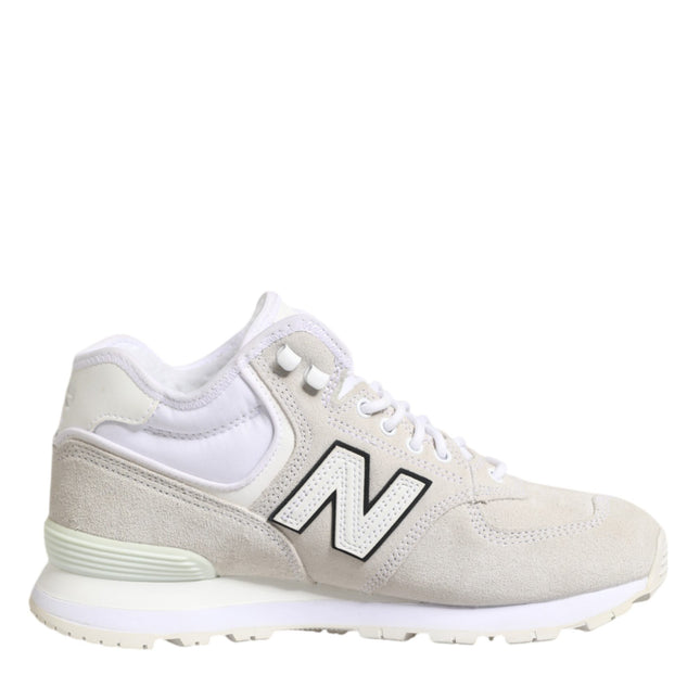 New Balance Off White Suede Sneakers Shoes