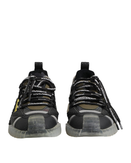 Dolce & Gabbana Multicolor Lace Up Low Top NS1 Sneakers Shoes