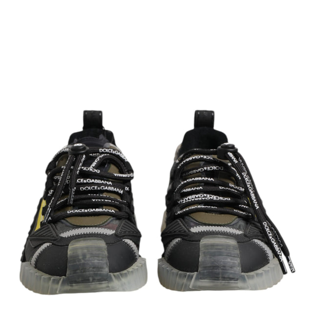 Dolce & Gabbana Multicolor Lace Up Low Top NS1 Sneakers Shoes