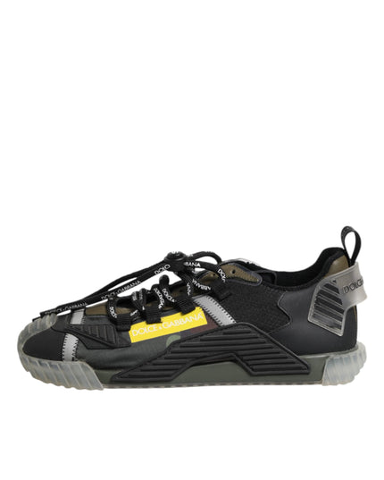 Dolce & Gabbana Multicolor Lace Up Low Top NS1 Sneakers Shoes