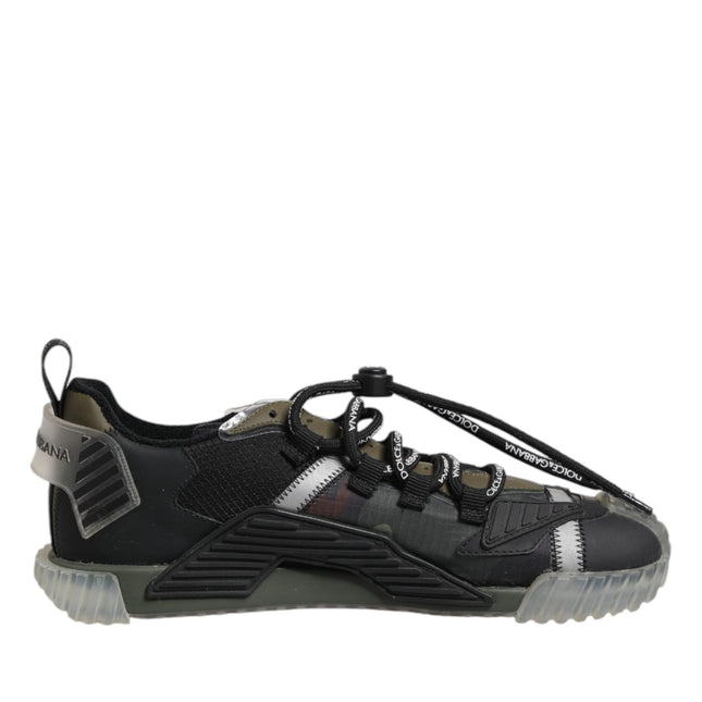 Dolce & Gabbana Multicolor Lace Up Low Top NS1 Sneakers Shoes