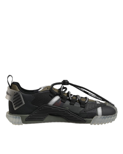 Dolce & Gabbana Multicolor Lace Up Low Top NS1 Sneakers Shoes