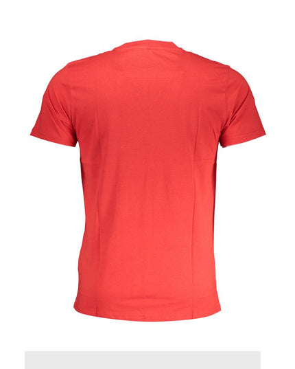 Cavalli Class Red Cotton T-Shirt
