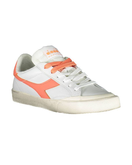 Diadora White Leather Women Sneaker