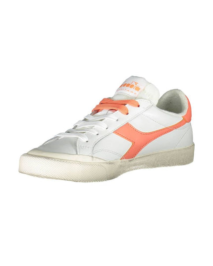 Diadora White Leather Women Sneaker