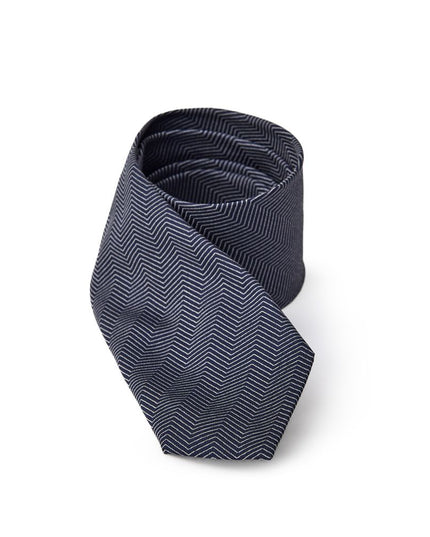 Jil Sander Blue Silk Tie