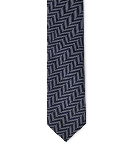 Jil Sander Blue Silk Tie