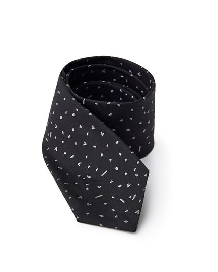 Jil Sander Black Silk Tie