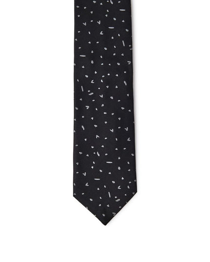 Jil Sander Black Silk Tie