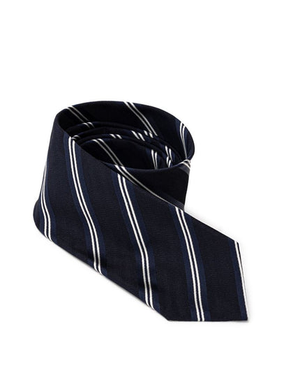 Jil Sander Gray Silk Tie